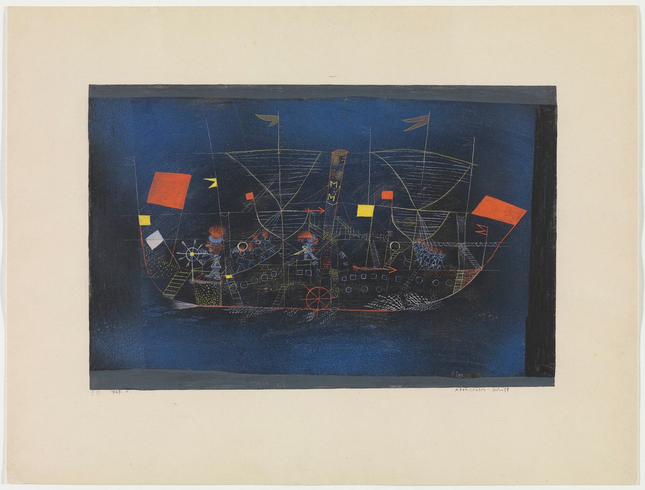 Navio de Aventura O Navio de Aventura, 1927. de Paul Klee
