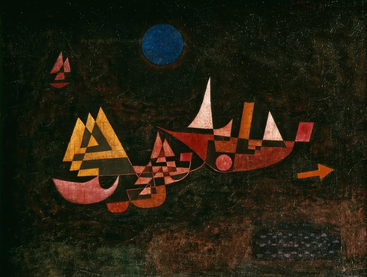Partida dos navios de Paul Klee
