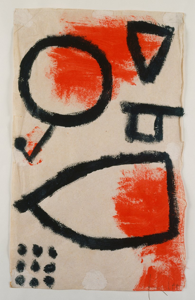 Alea Jacta (A sorte está lançada) de Paul Klee