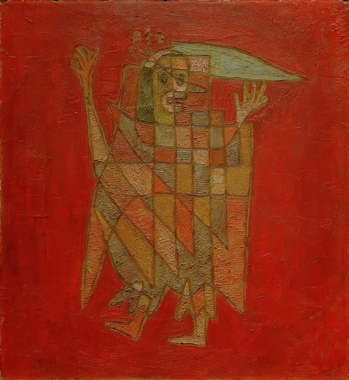 Estatueta alegórica (desaparecendo) de Paul Klee
