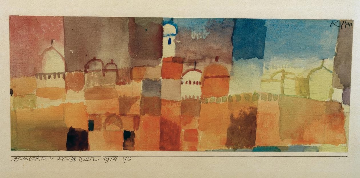 Vista de Kairuan de Paul Klee