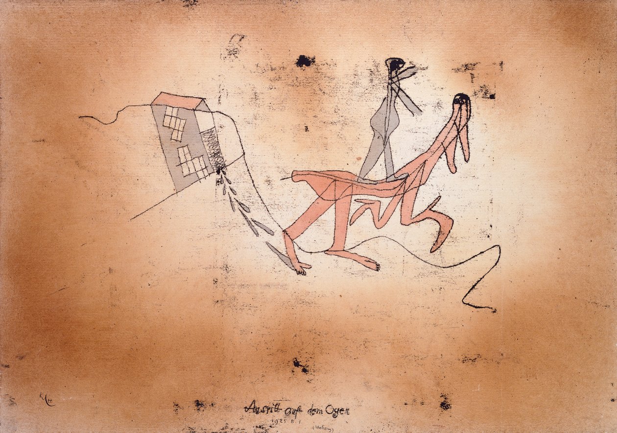 Cavalgar sobre o garrote de Paul Klee