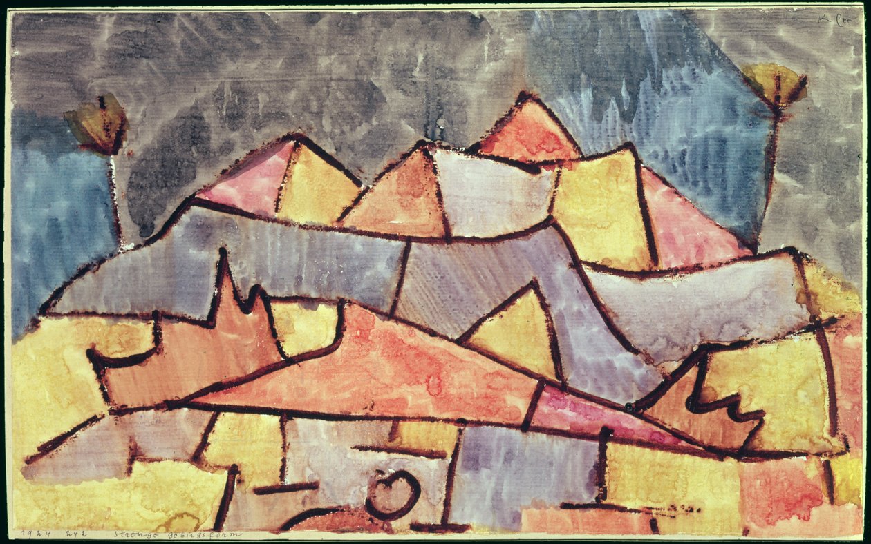 Forma de montanha Austere de Paul Klee