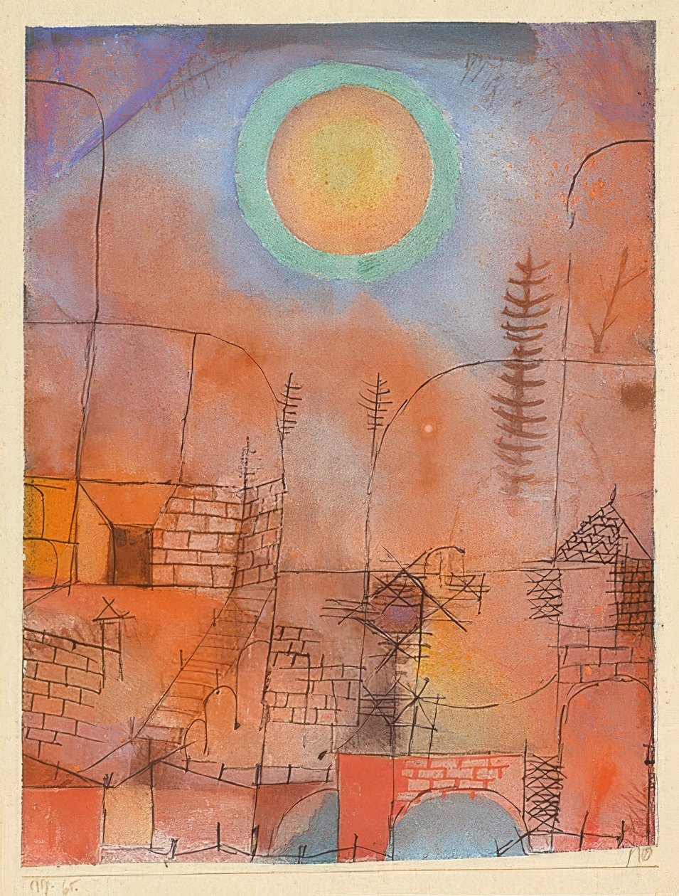Construção. 1919 de Paul Klee
