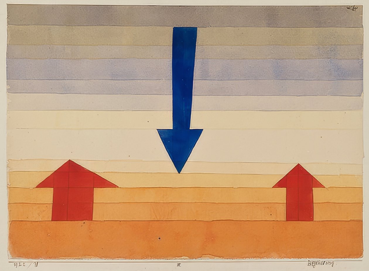 Saudação. 1922 de Paul Klee