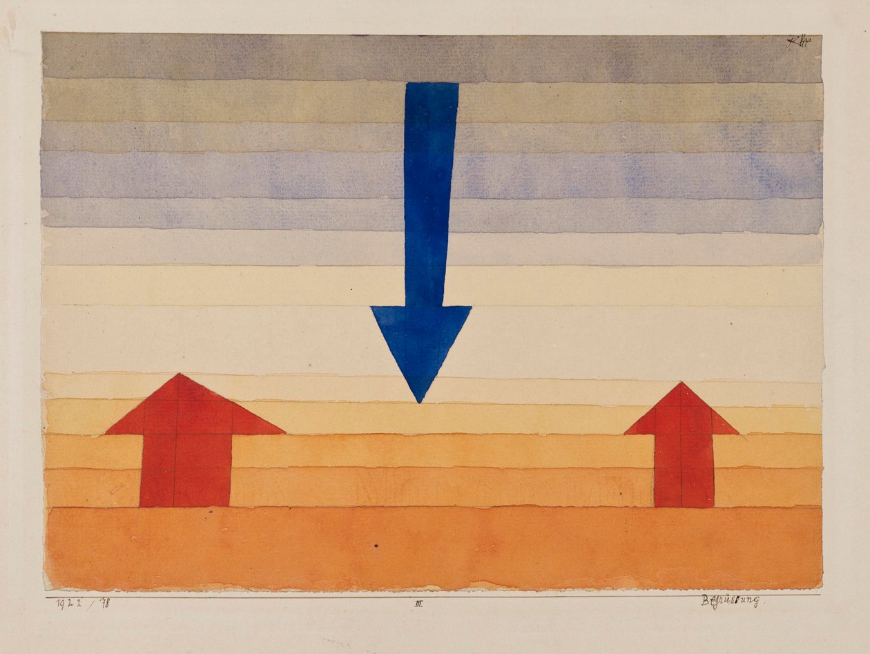 Saudação Saudação, 1922. de Paul Klee