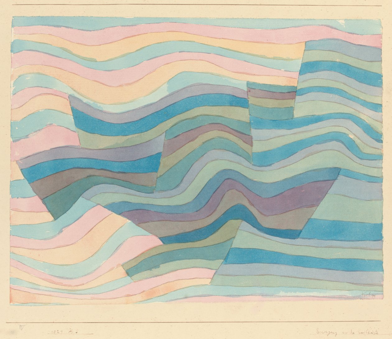 Movimento no campanário de Paul Klee