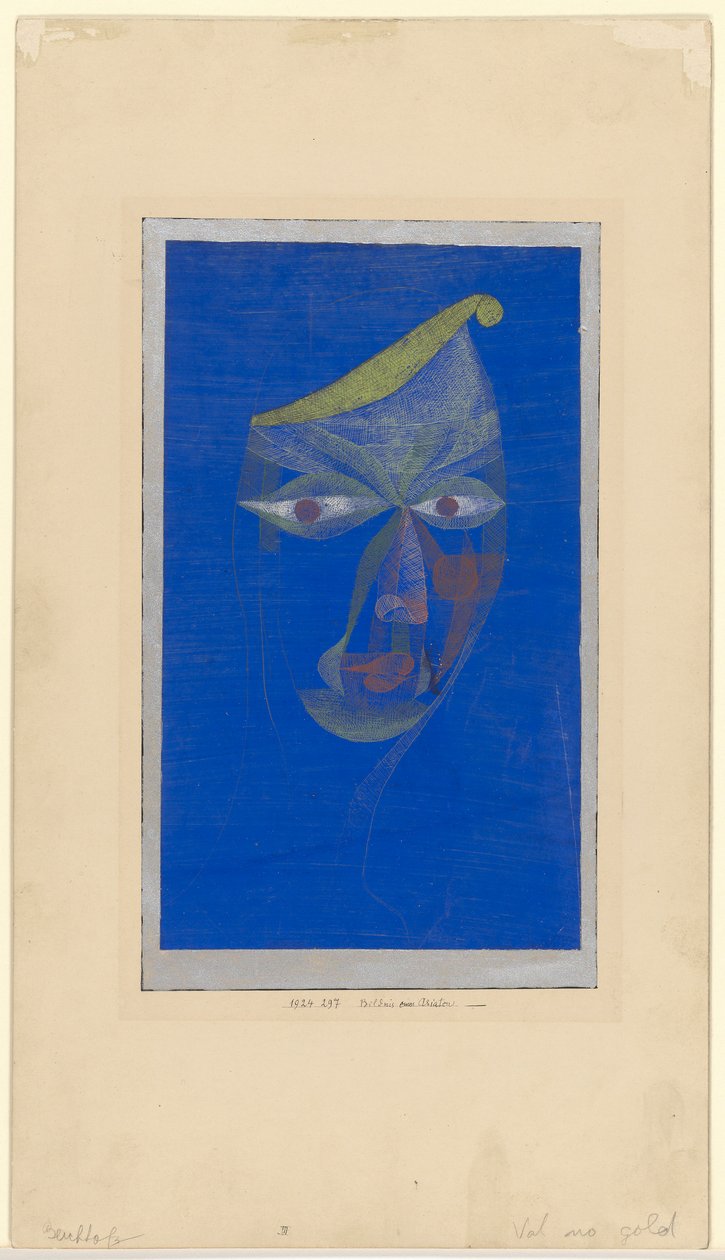 Retrato de um oriental (Retrato de um oriental) de Paul Klee