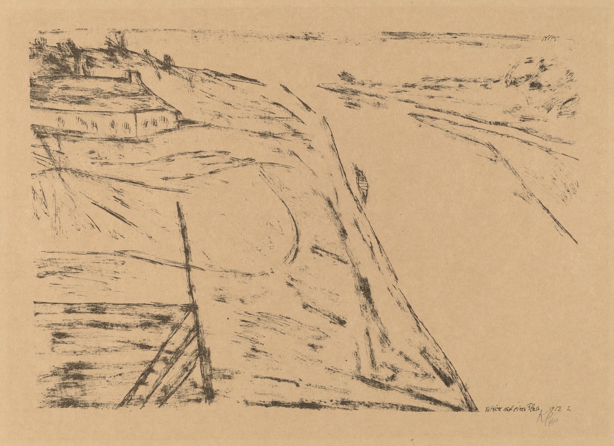 Vista em um rio de Paul Klee