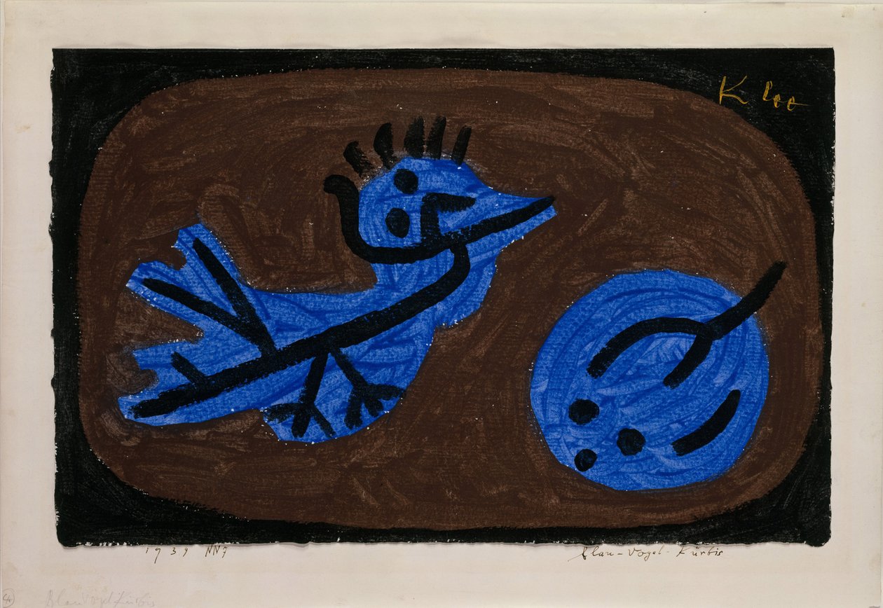 Blue-Bird-Pumpkin de Paul Klee