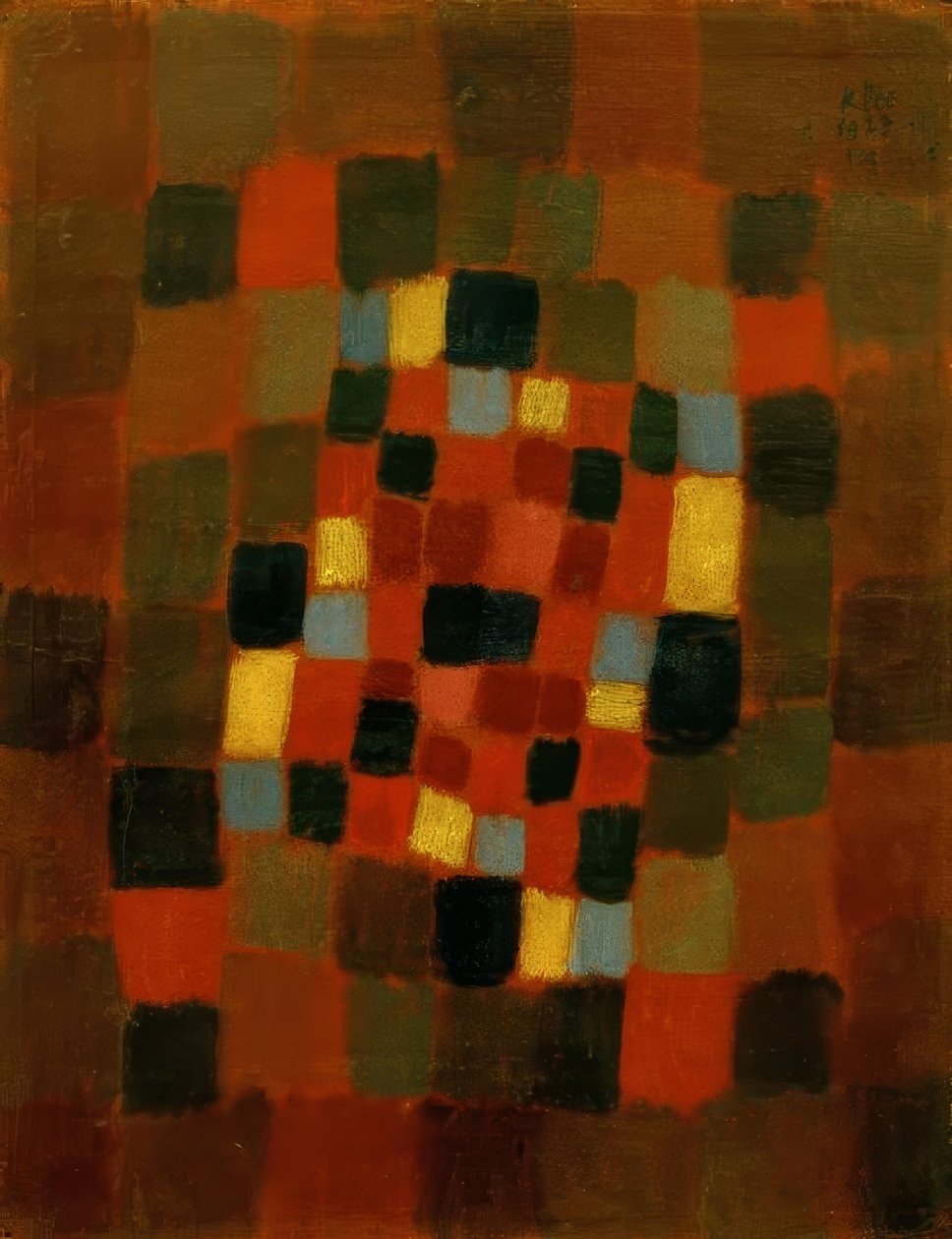 Cama colorida de Paul Klee