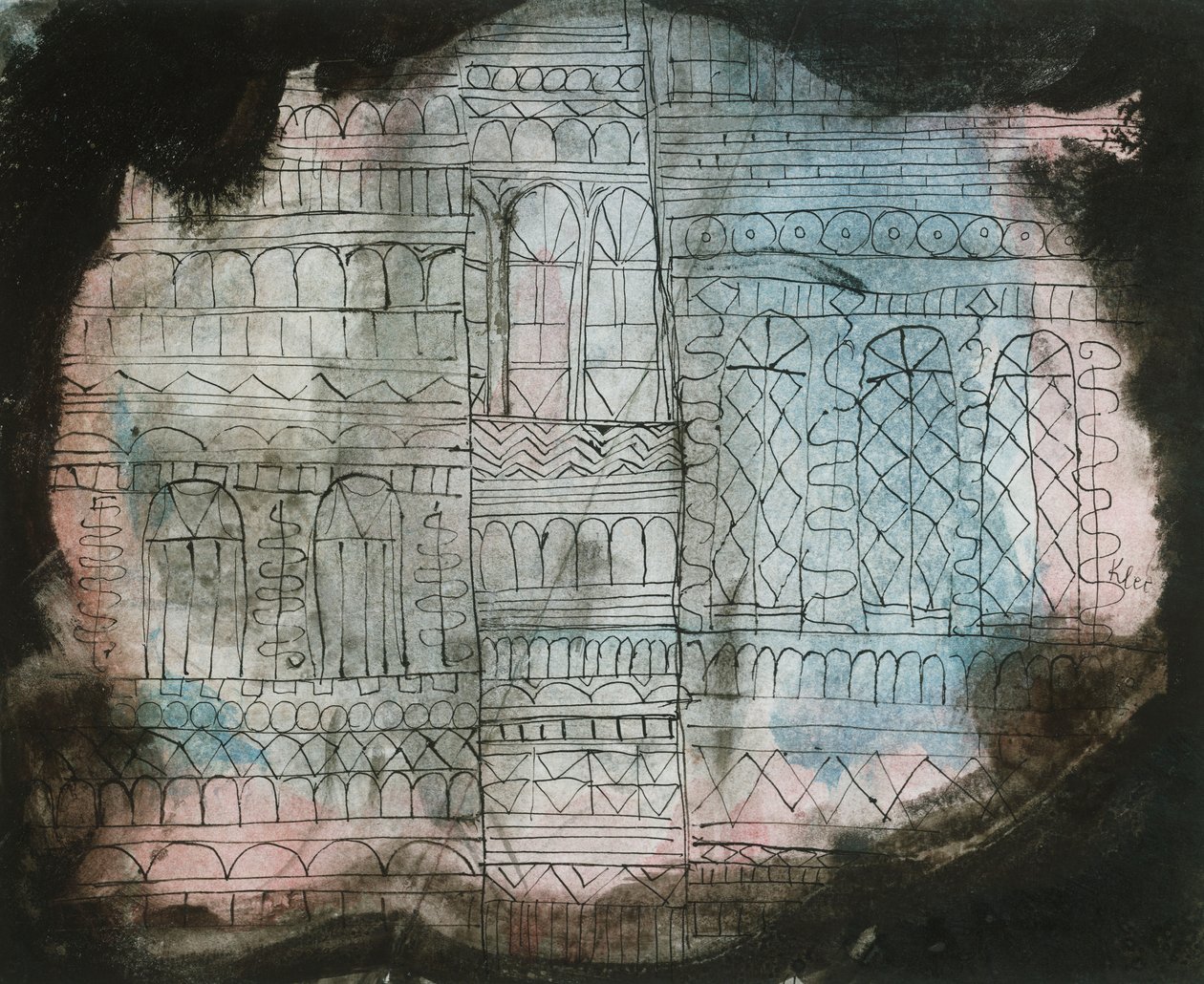 Castelo Ardente de Paul Klee