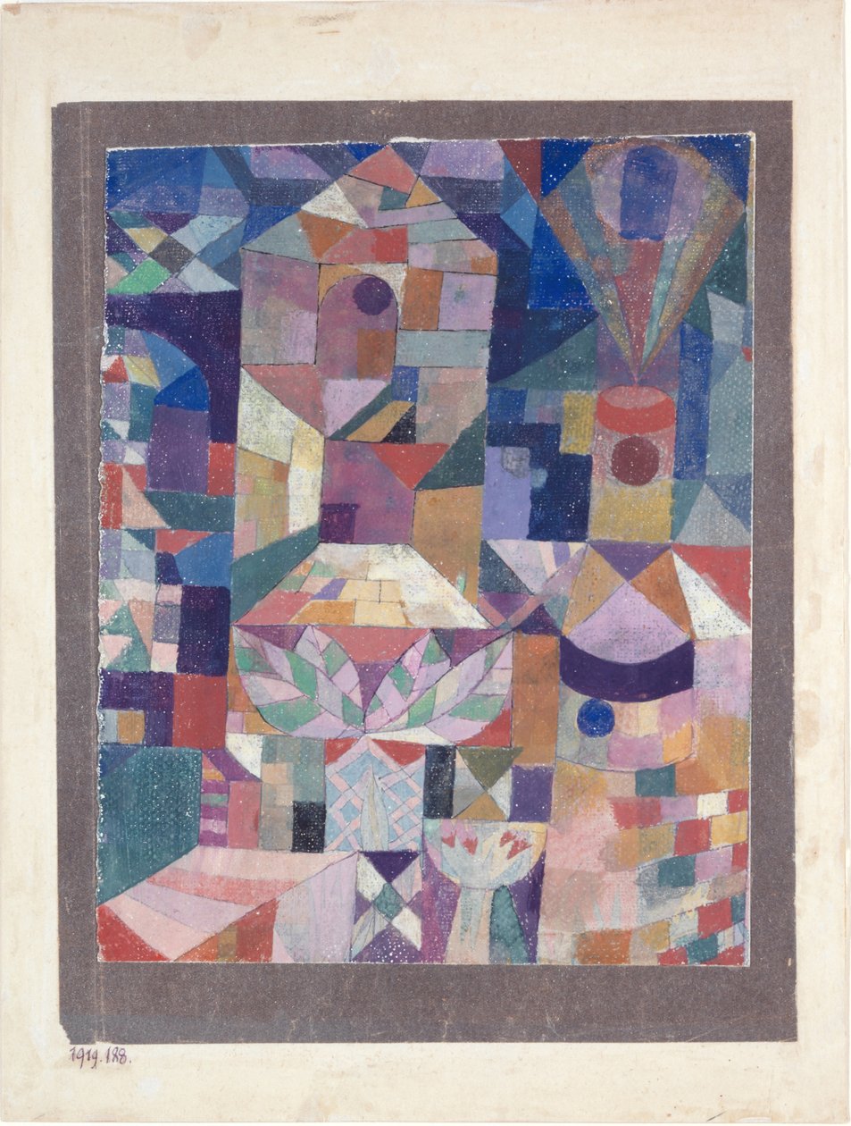 Jardim do Castelo, 1919. de Paul Klee