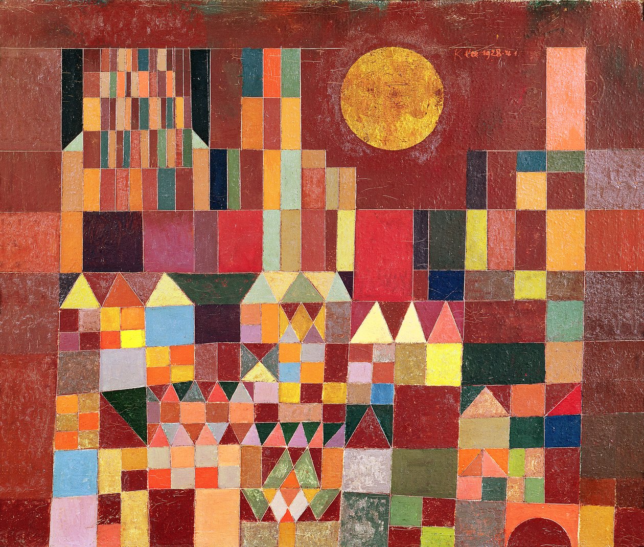 Castelo e Sol de Paul Klee