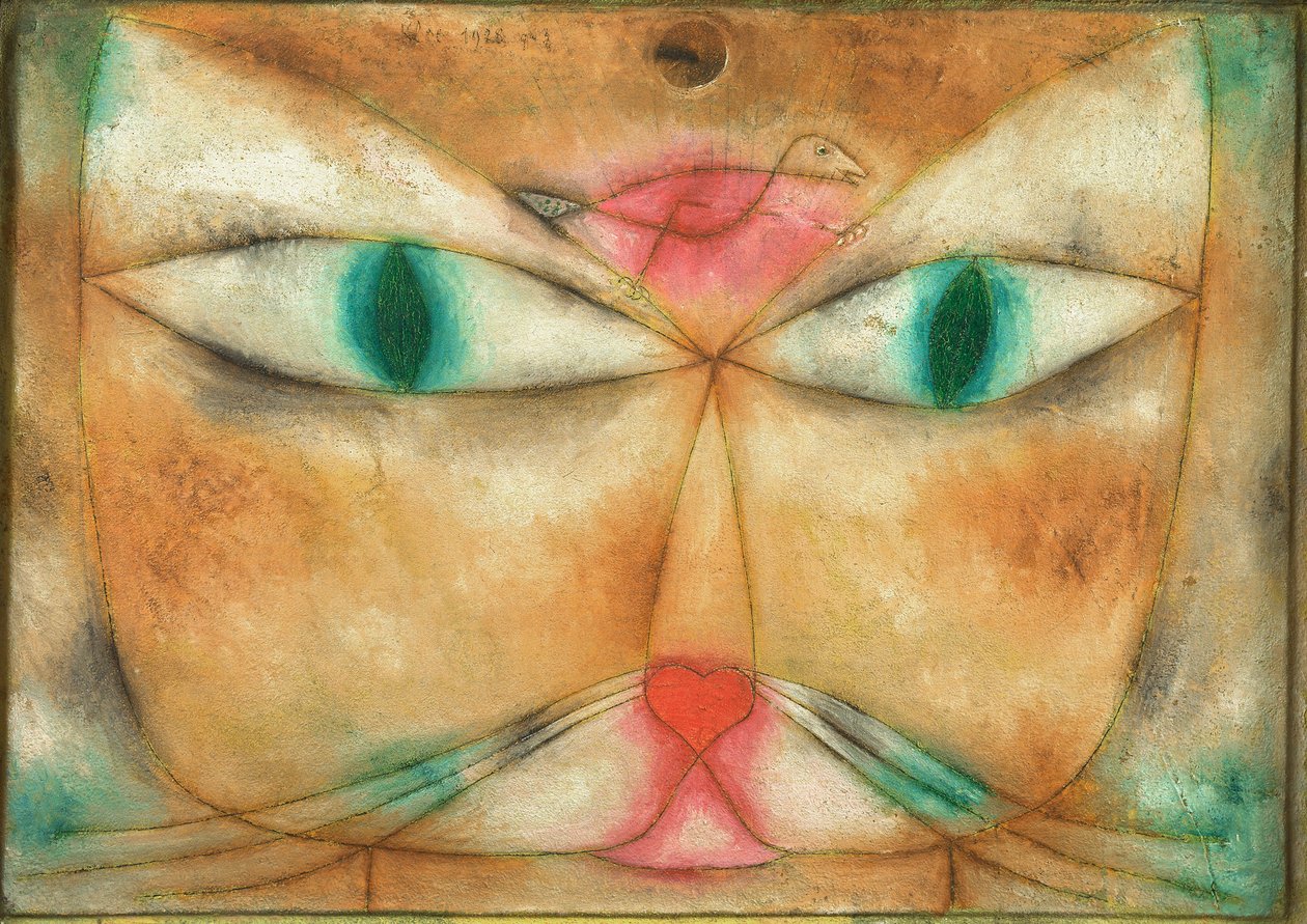 Gato e Pássaro de Paul Klee