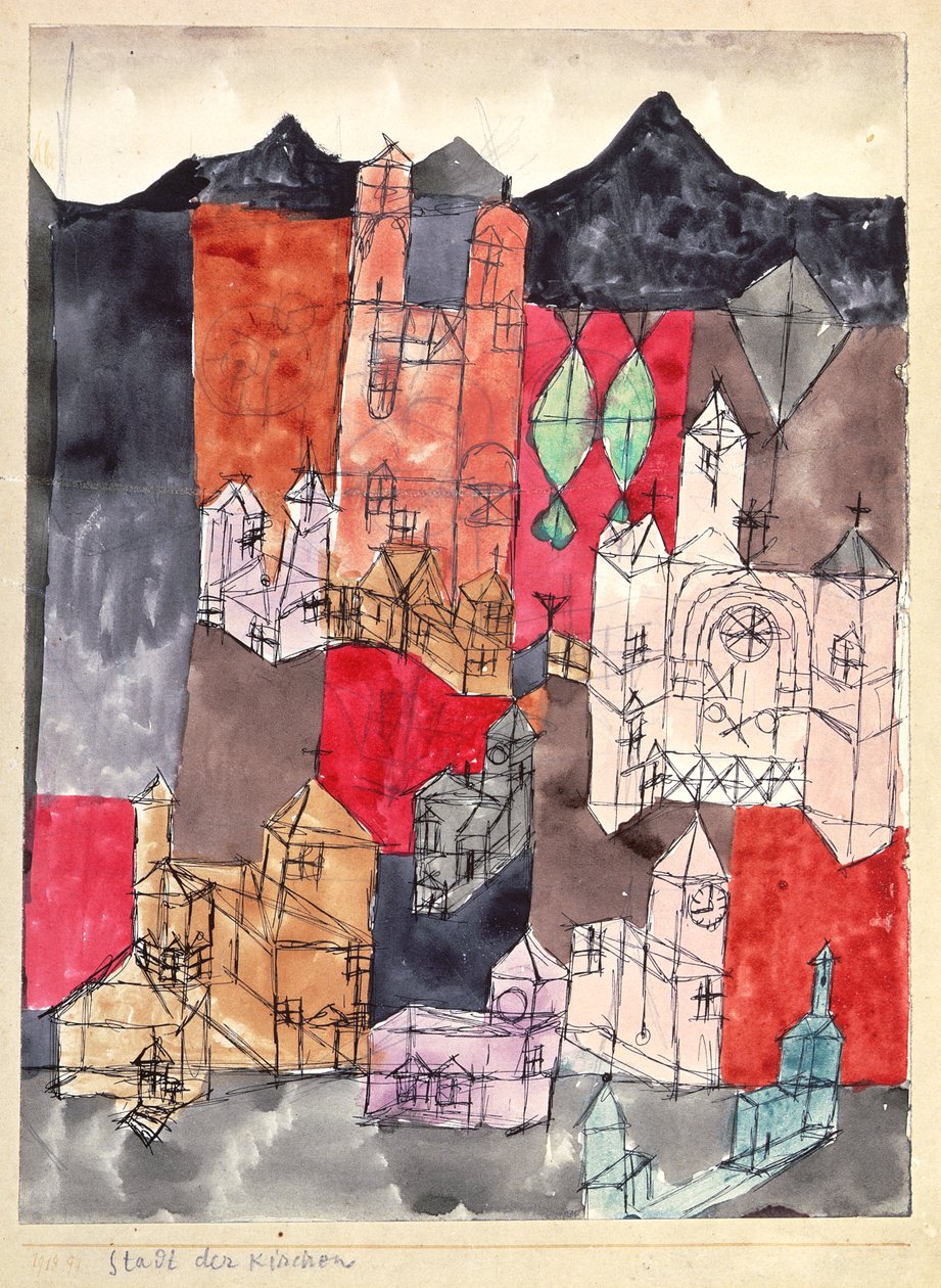 Cidade das Igrejas de Paul Klee