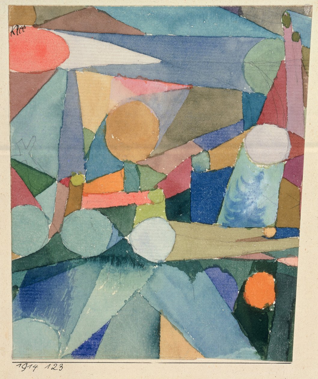 Formas de cor de Paul Klee