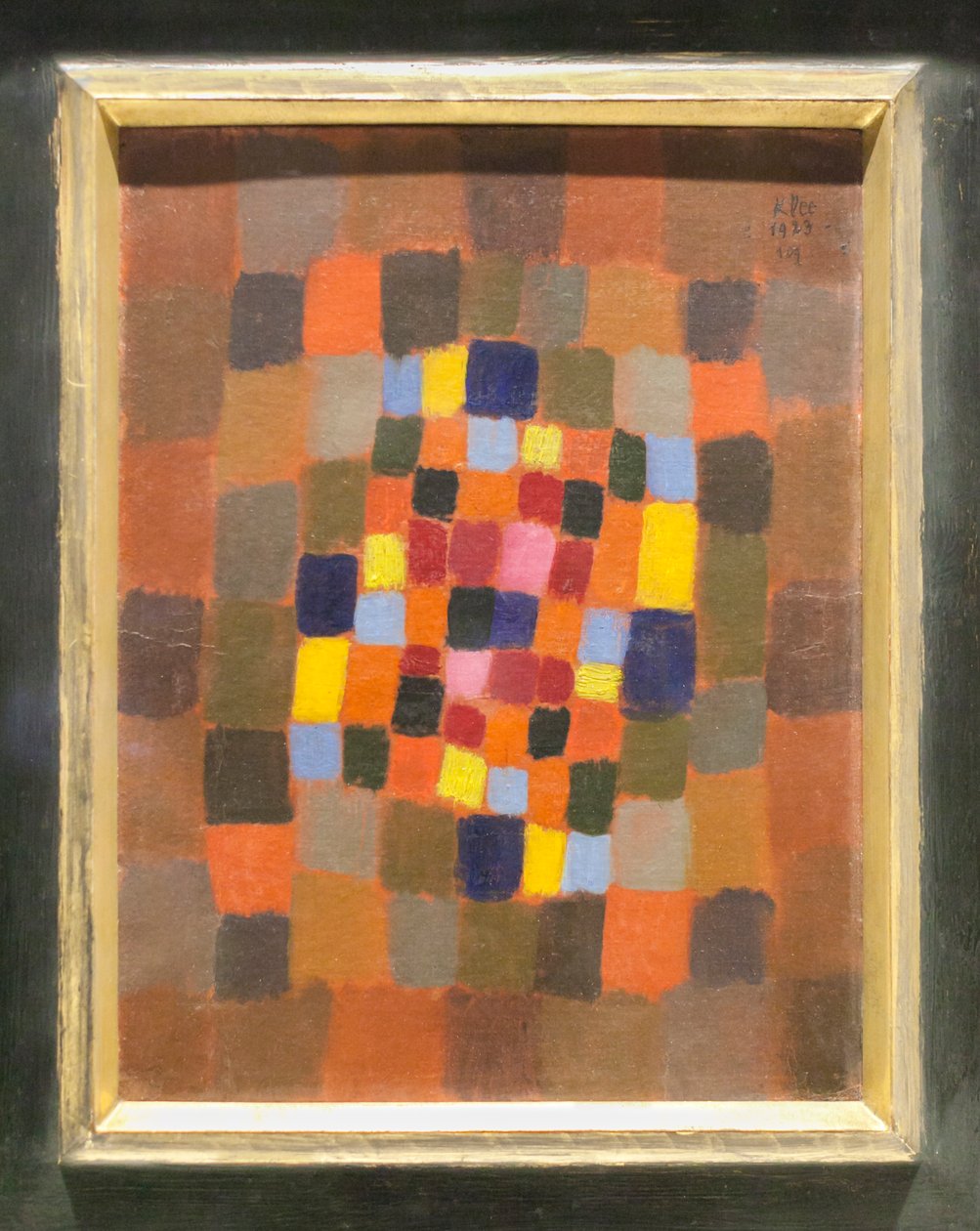 Canteiro de flores colorido (buntes Beet) de Paul Klee