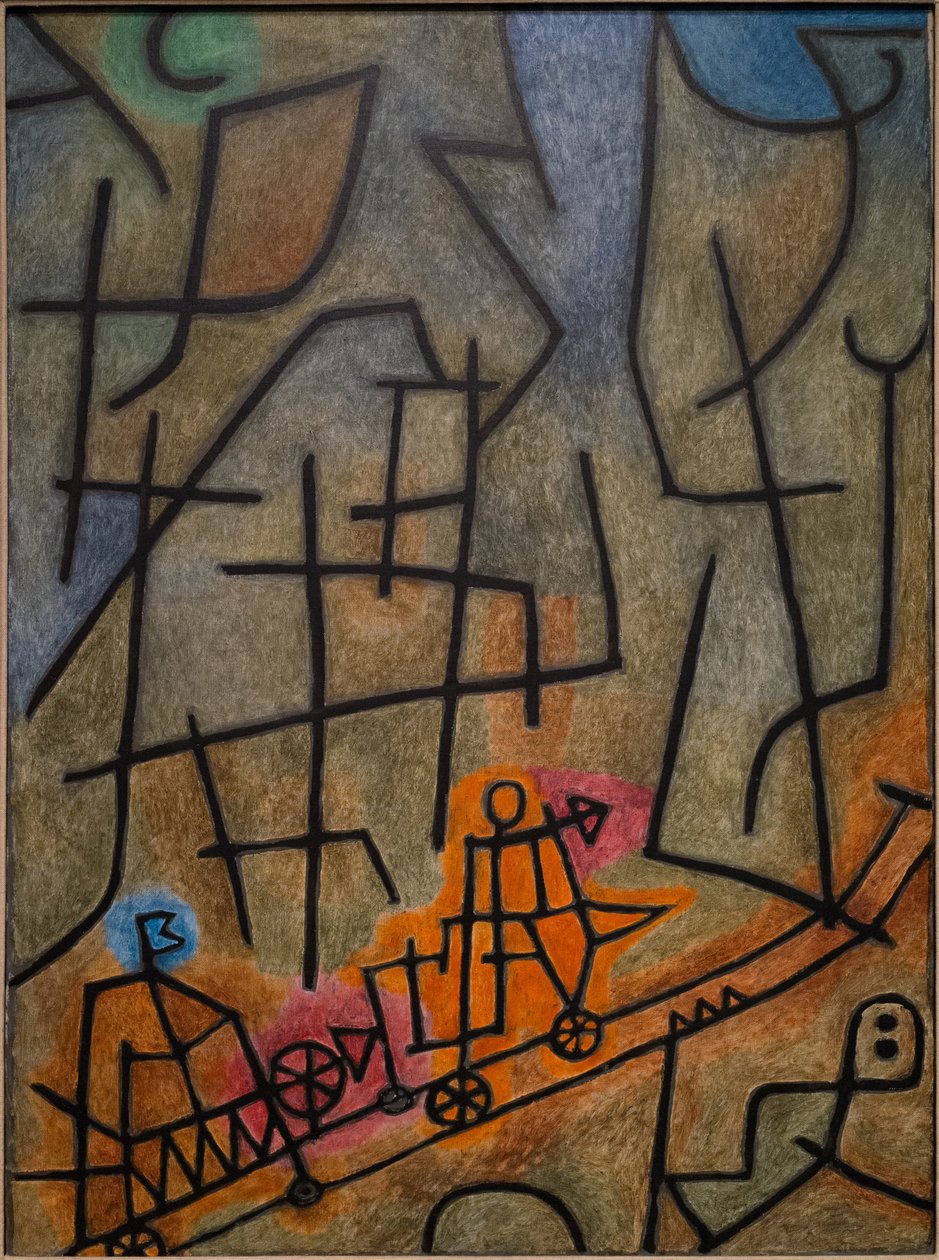 Conquista da montanha. de Paul Klee