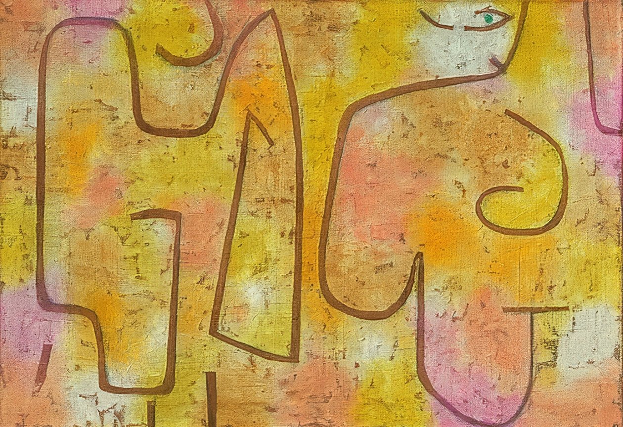 Senhora e moda. 1938 de Paul Klee