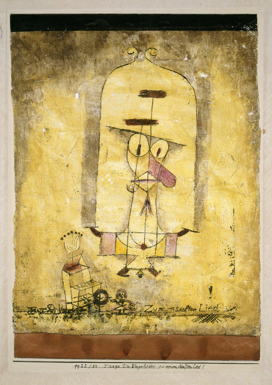 Dance You Monster to My Soft Song !, 1922. de Paul Klee