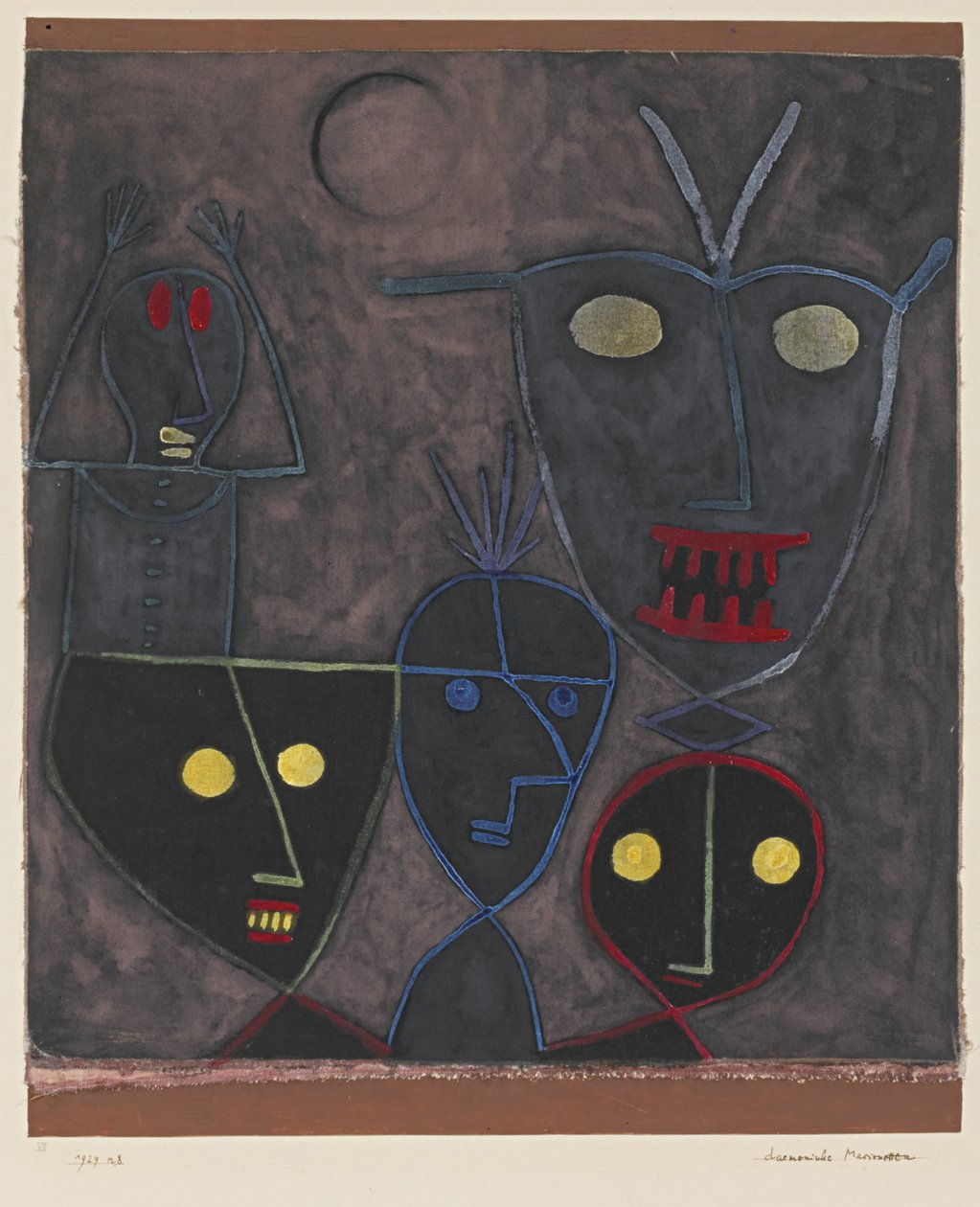 Bonecos demoníacos, 1929 de Paul Klee