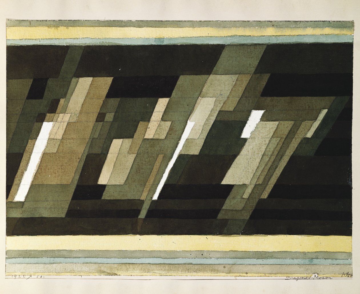 Meios diagonais de Paul Klee