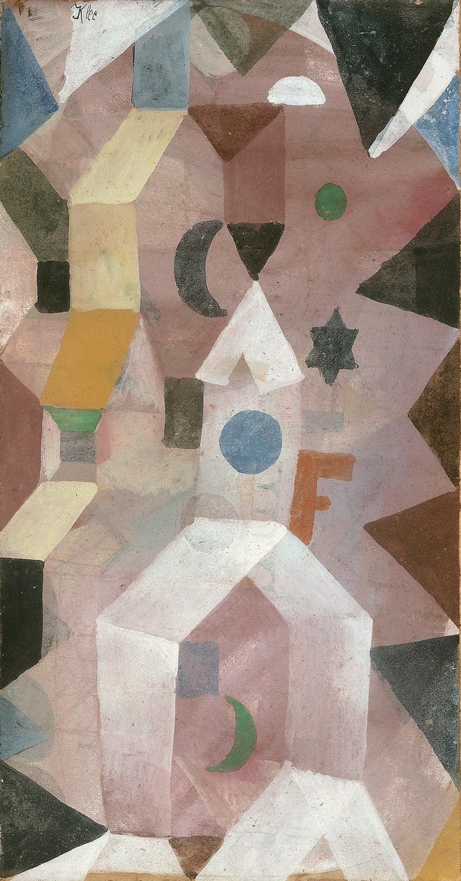 A capela A Capela, 1917. de Paul Klee