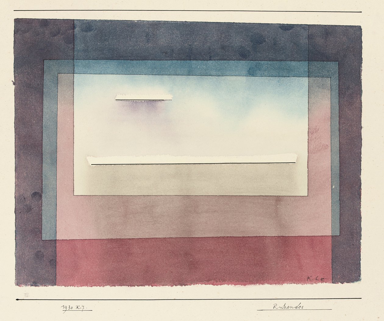 Dormente, 1930 de Paul Klee