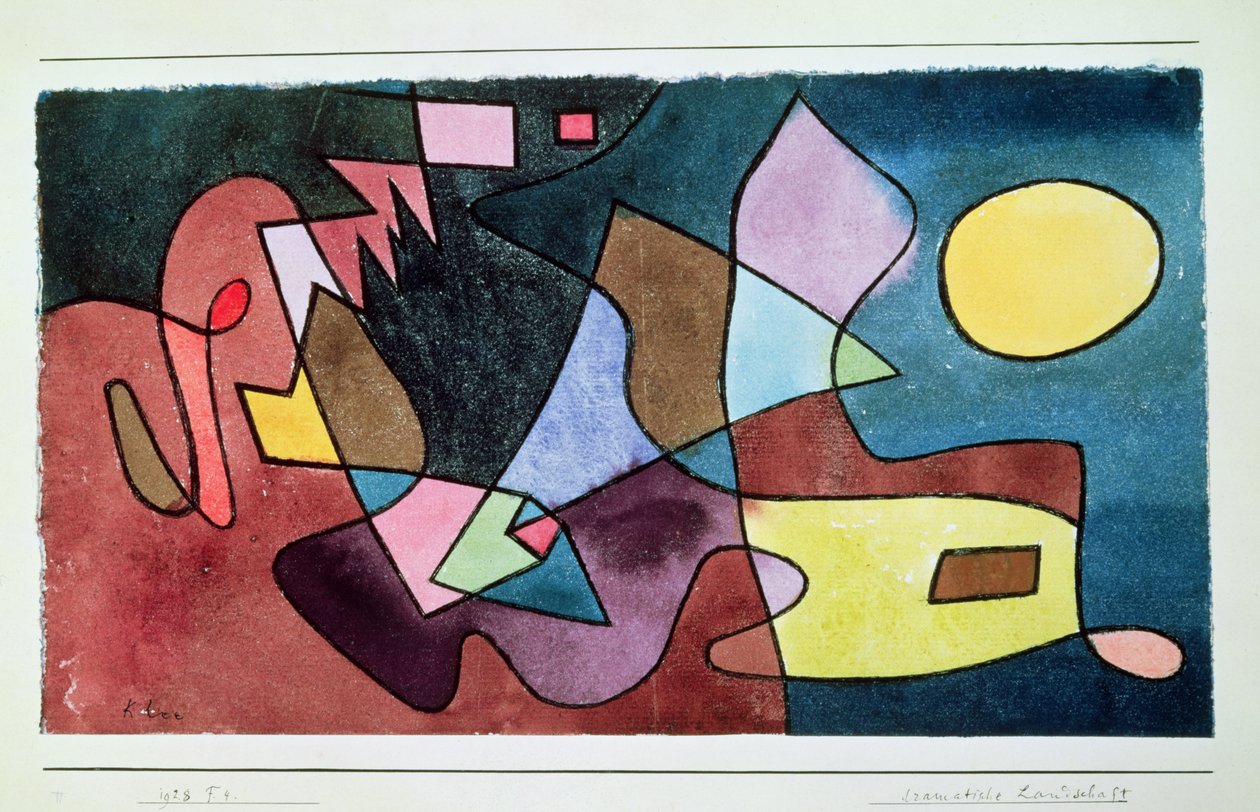 Paisagem Dramática de Paul Klee