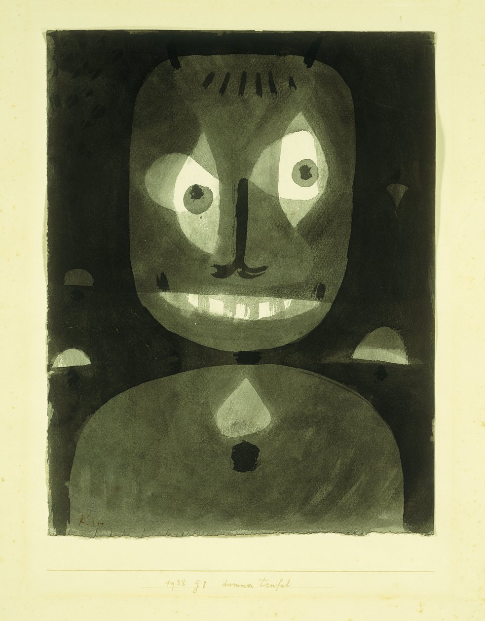 Diabo estúpido de Paul Klee