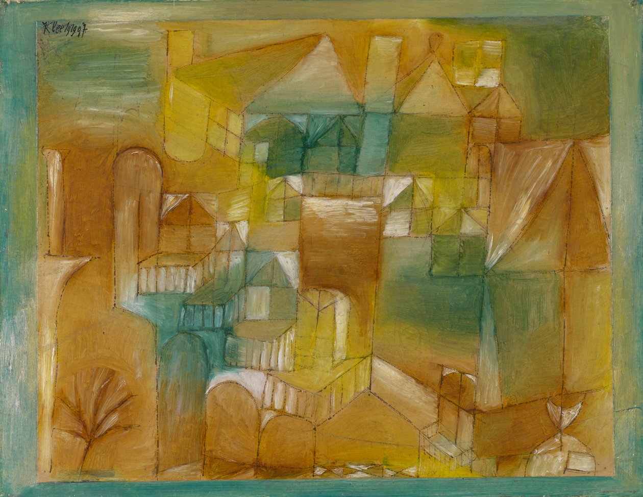 Fachada castanha-esverdeada de Paul Klee