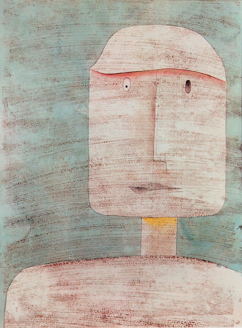 Rosto de um guerreiro de Paul Klee