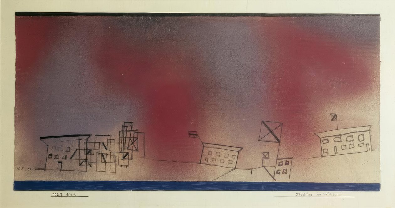 Dia de festa no inverno de Paul Klee