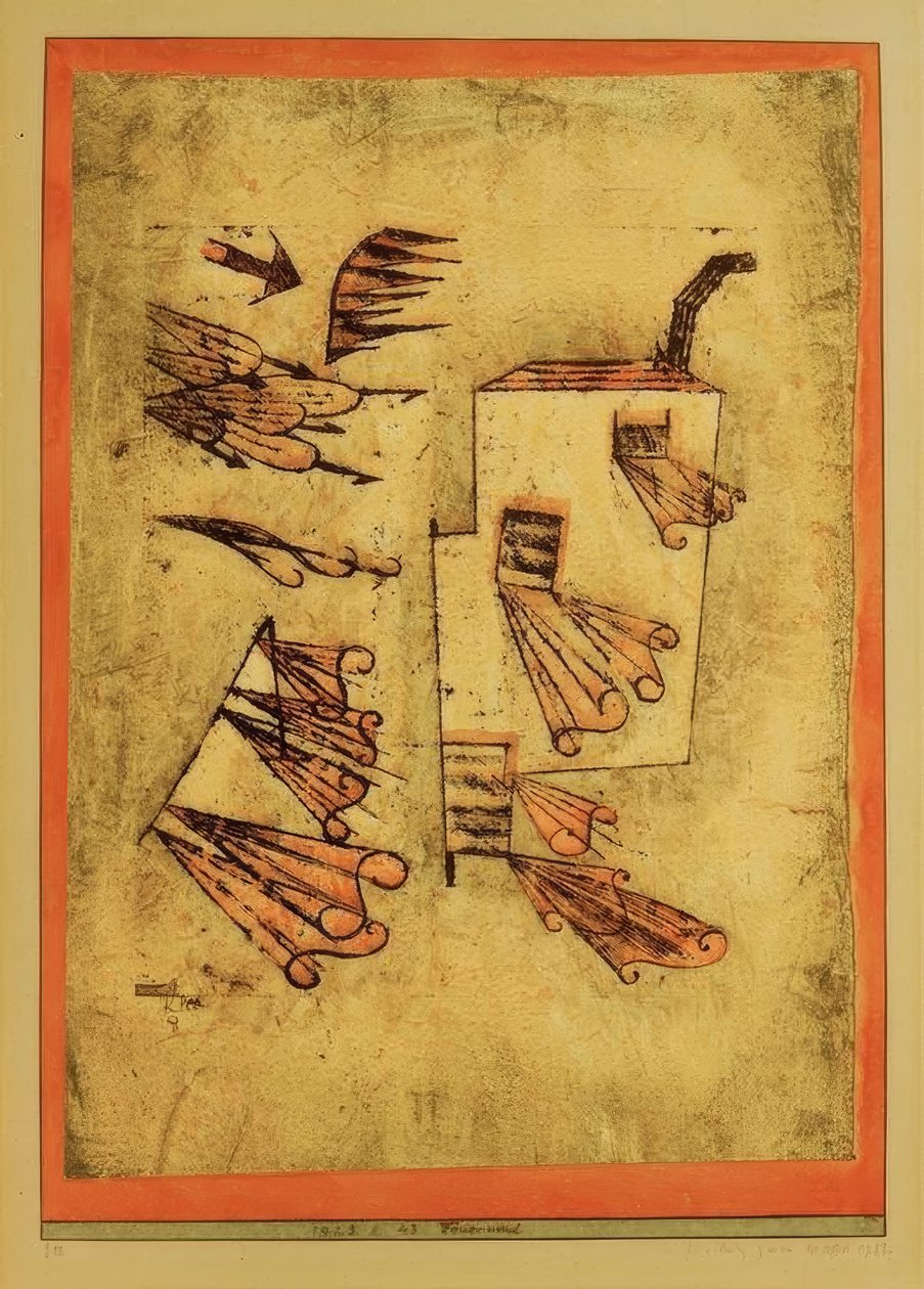fogo vento de Paul Klee
