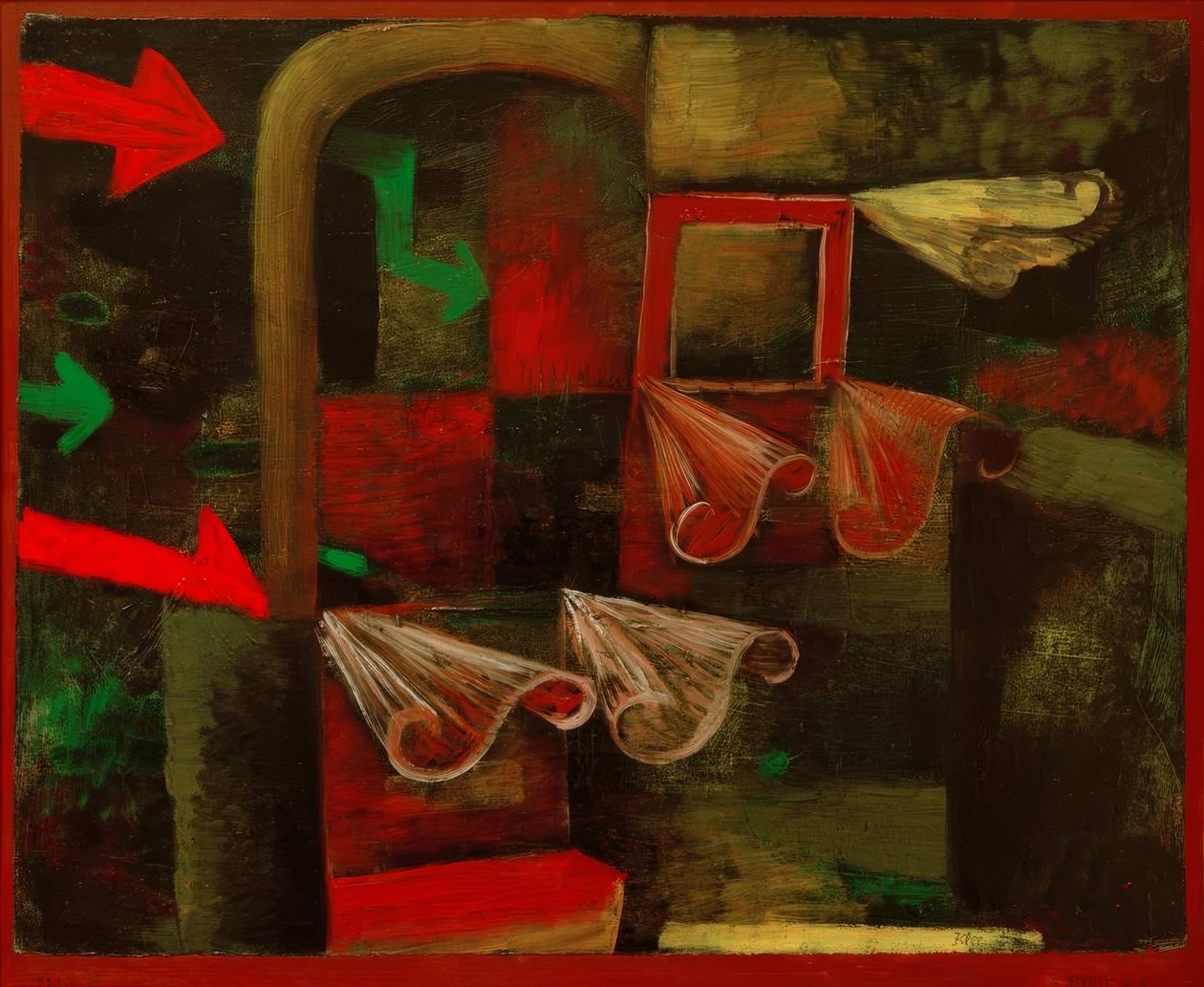 fogo vento de Paul Klee