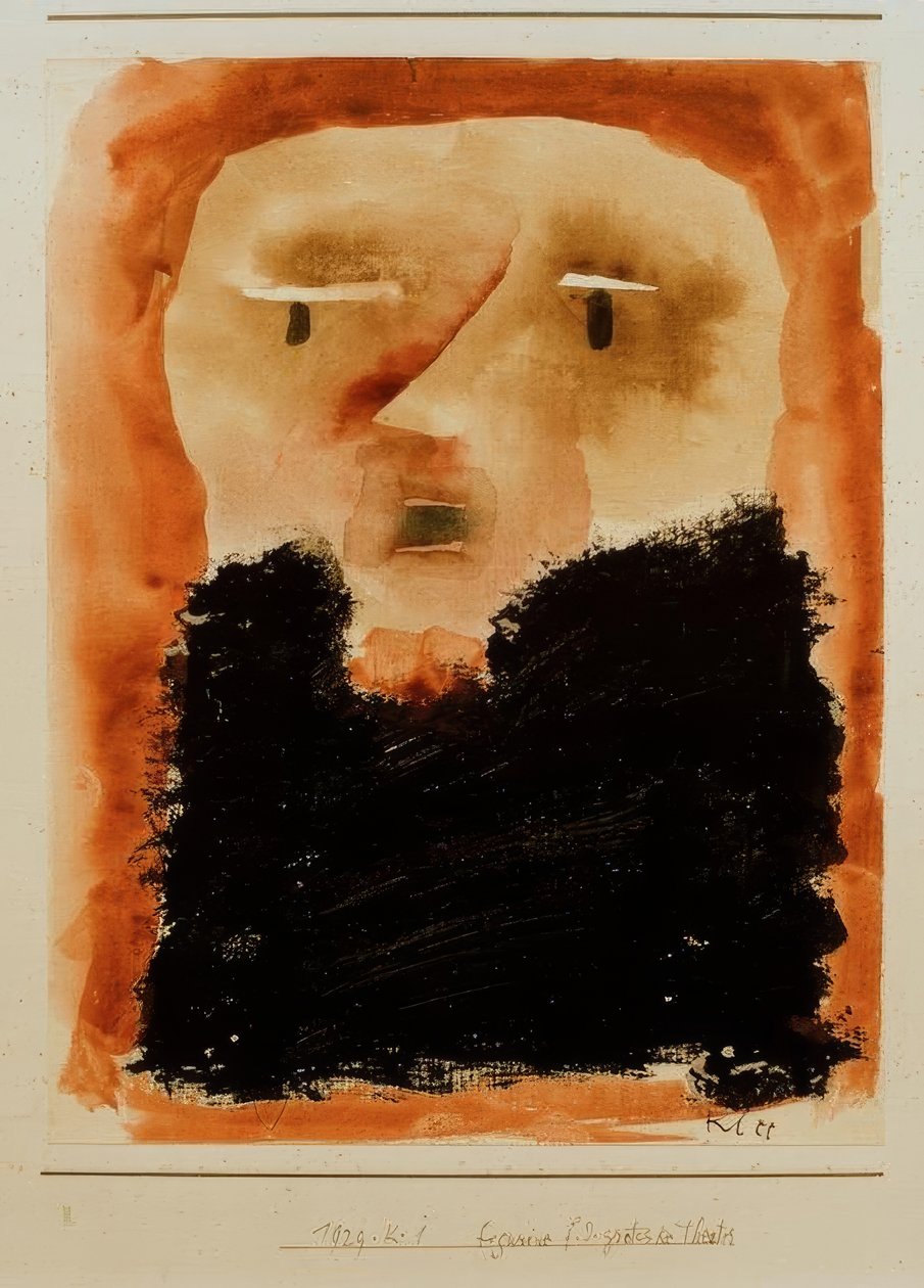 Estatueta para o teatro grotesco de Paul Klee