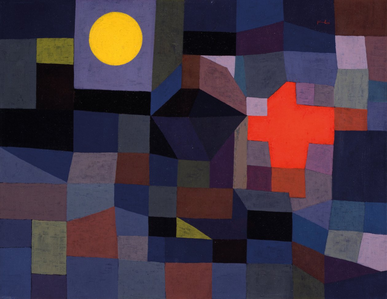Fogo na Lua Cheia de Paul Klee