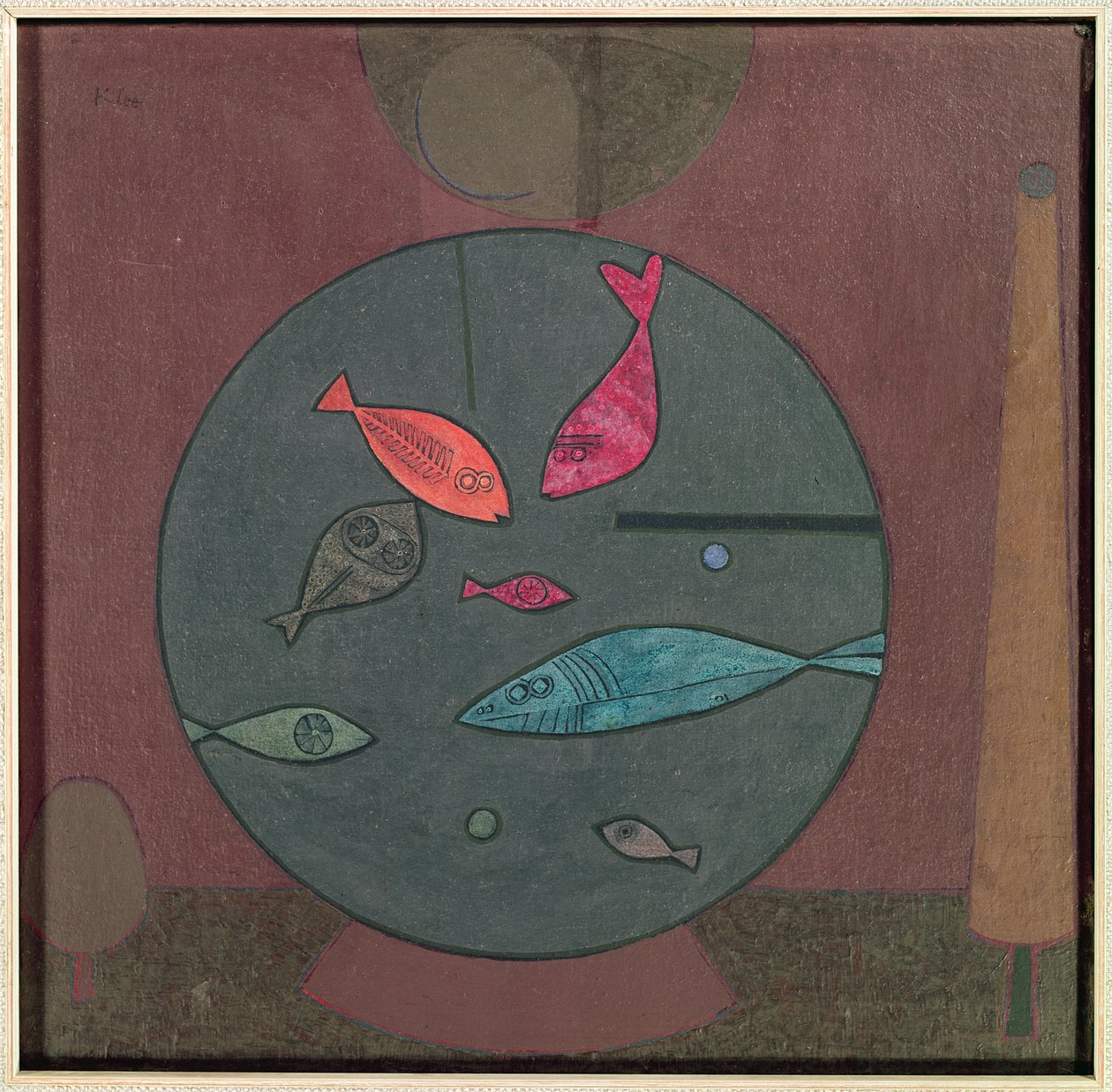 Peixe em círculo de Paul Klee