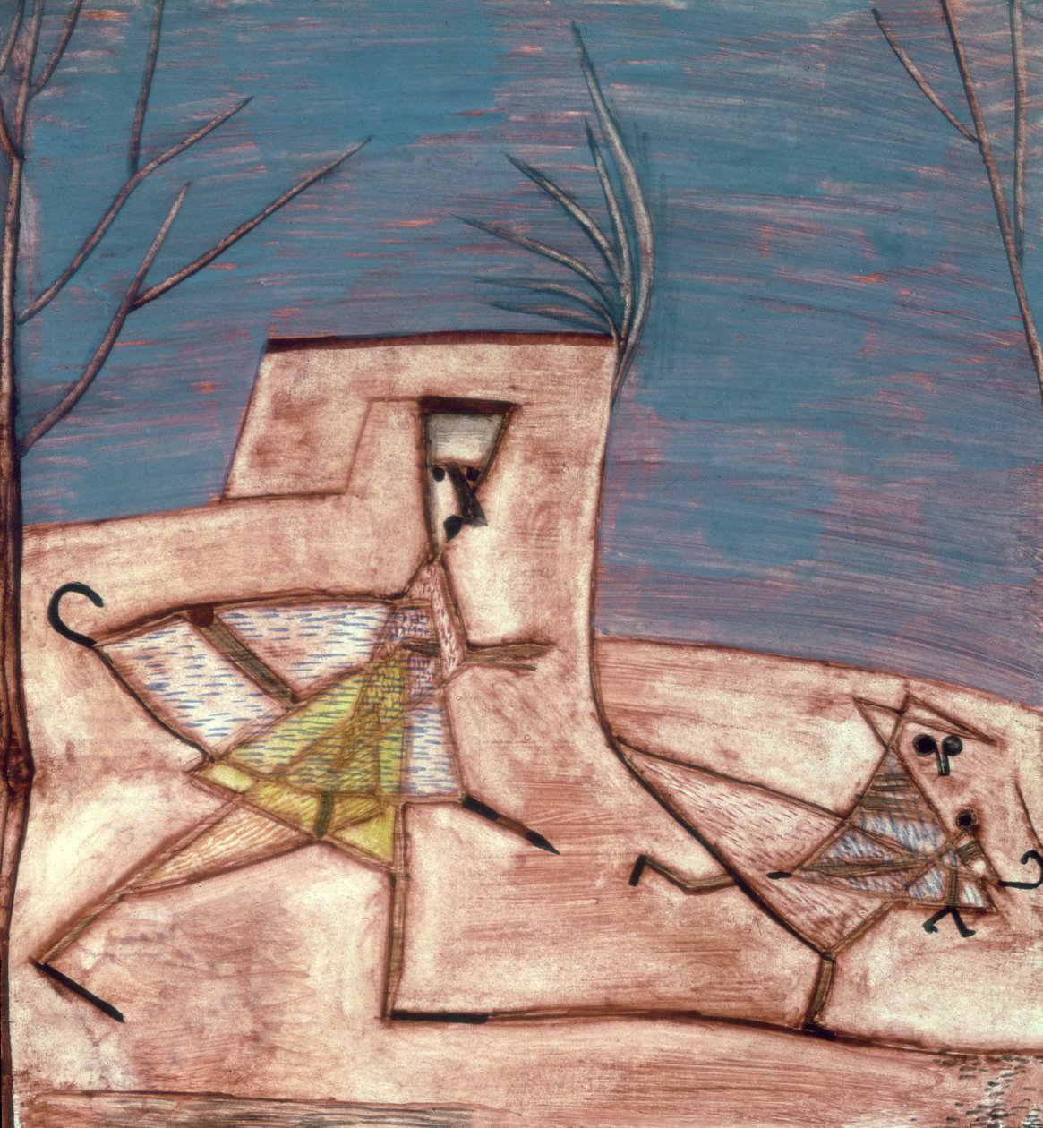 Crianças em fuga de Paul Klee