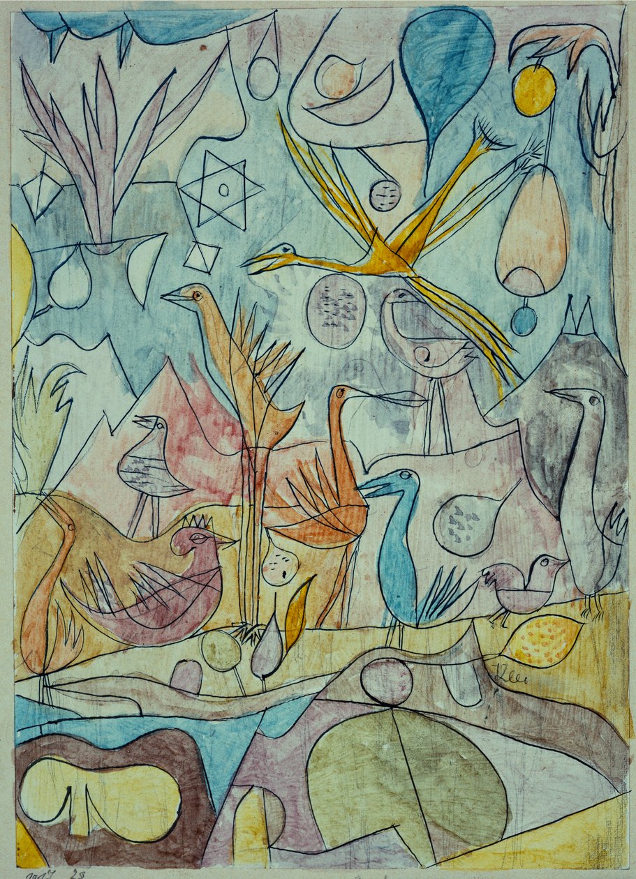 Bando de pássaros de Paul Klee