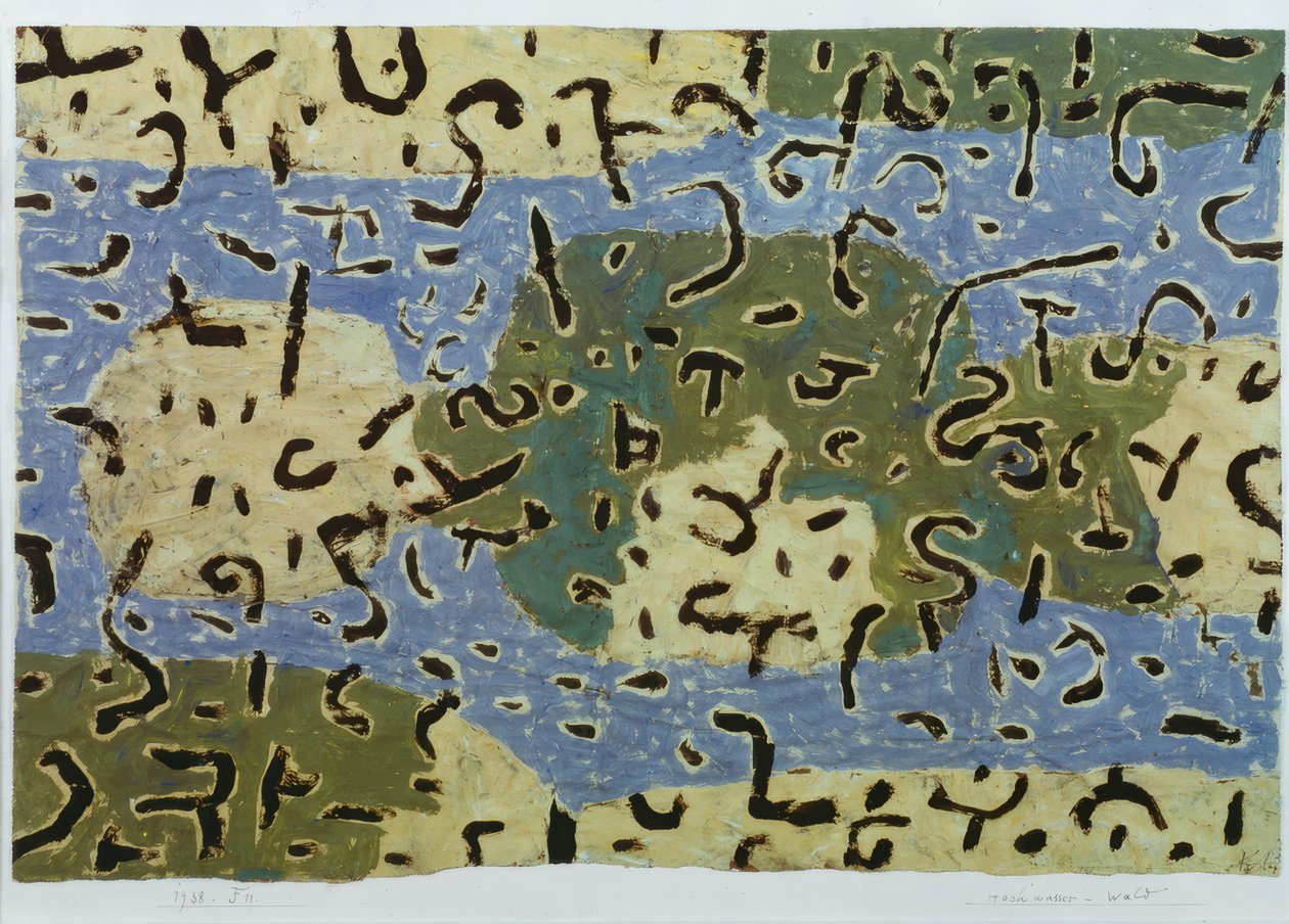 Floresta inundada de Paul Klee