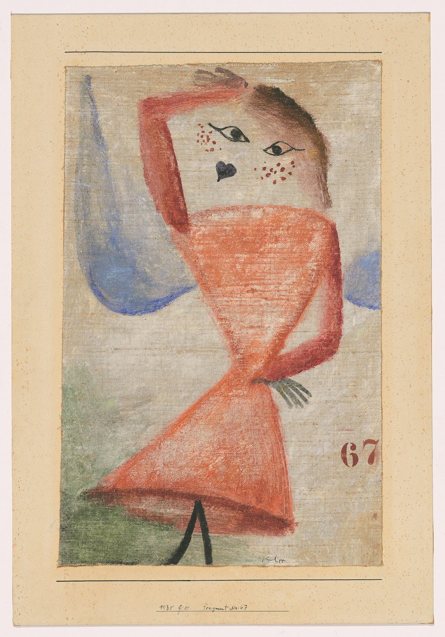 Fragmento n.º 67 (Engel) de Paul Klee