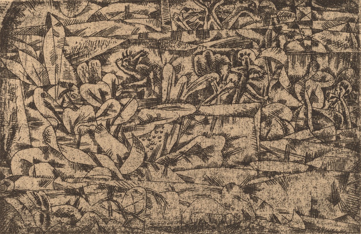 Jardim da Paixão Jardim da Paixão, 1913. de Paul Klee