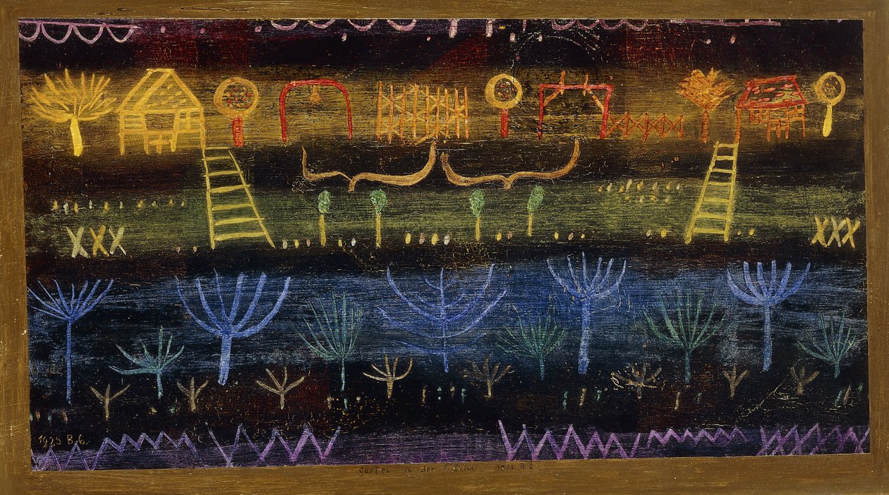 Jardim no Nível; Garten in der Ebene de Paul Klee