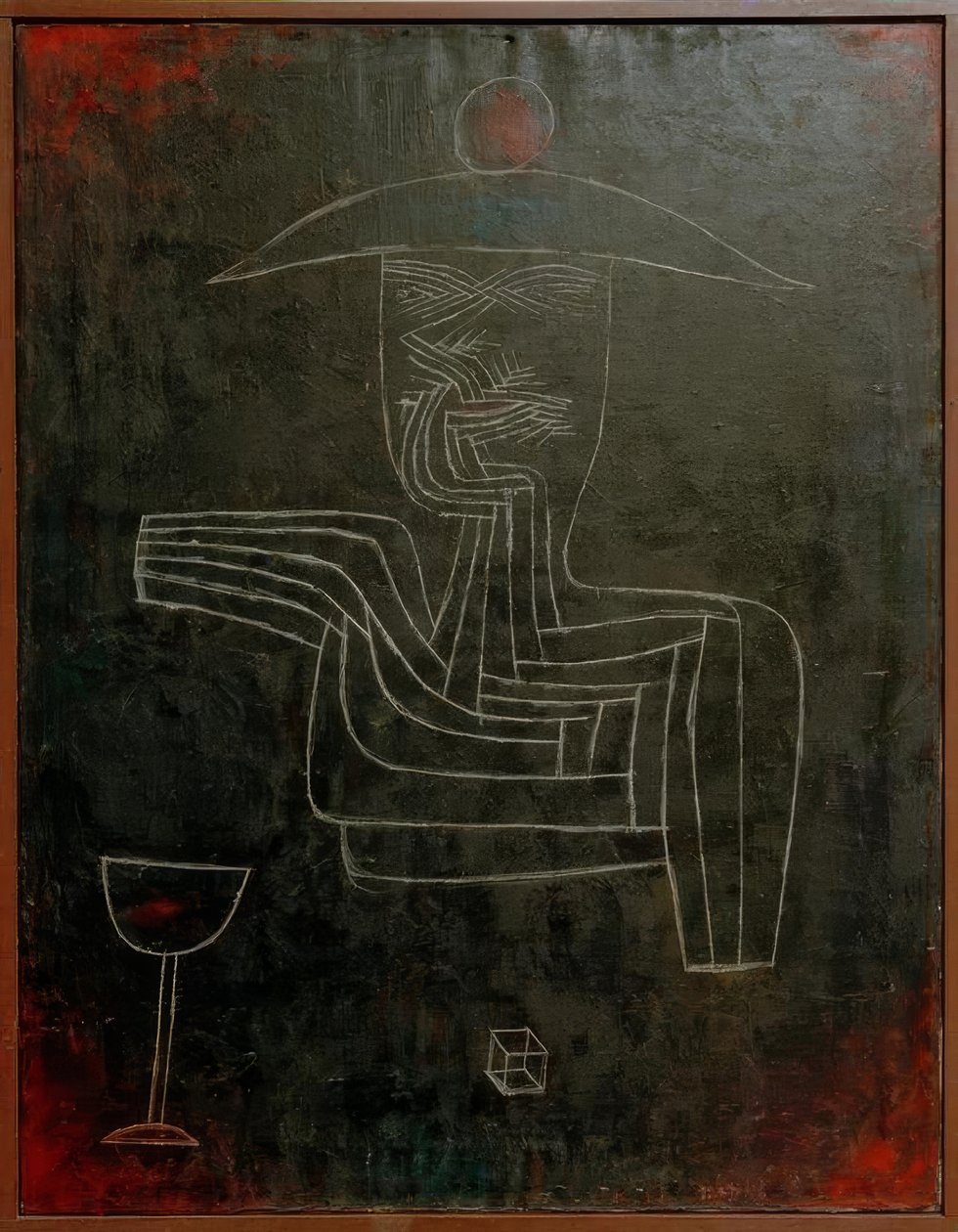 Espírito com vinho e caça de Paul Klee