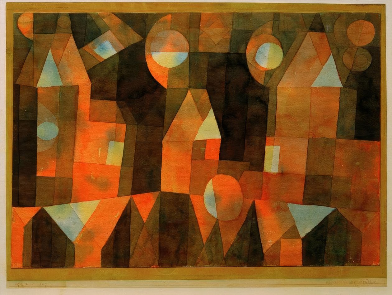 Casas na ponte de Paul Klee