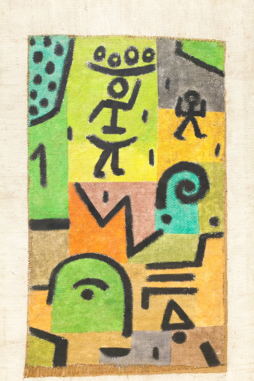 Colheita de limões (Zitronen Ernte) de Paul Klee