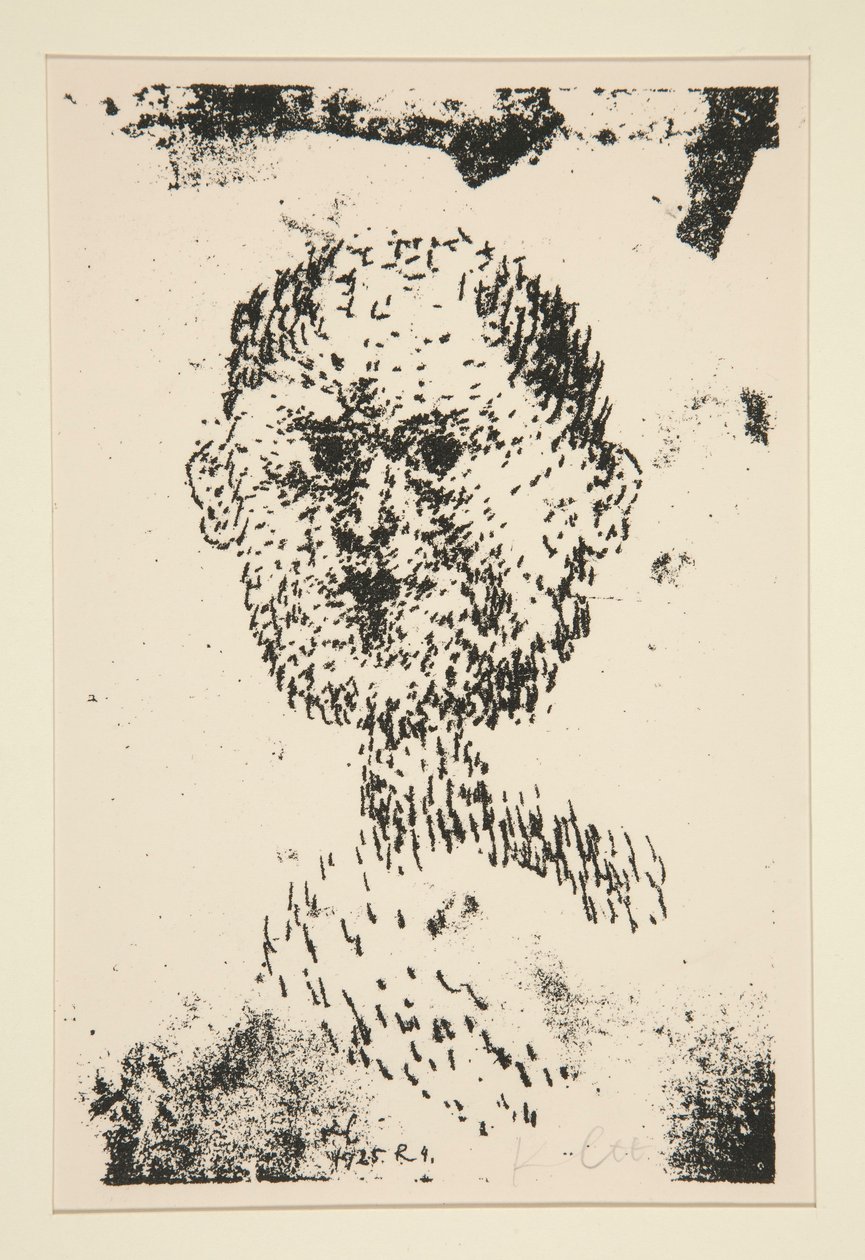 Cabeça - Homem barbudo de Paul Klee