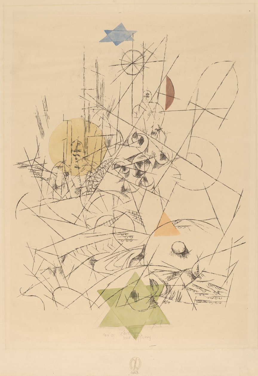 Esperança e destruição de Paul Klee